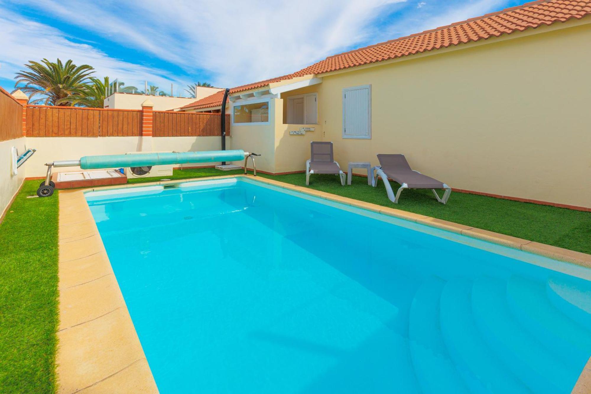 Private Villa With Heated Pool & Terrace See View Corralejo Exterior photo