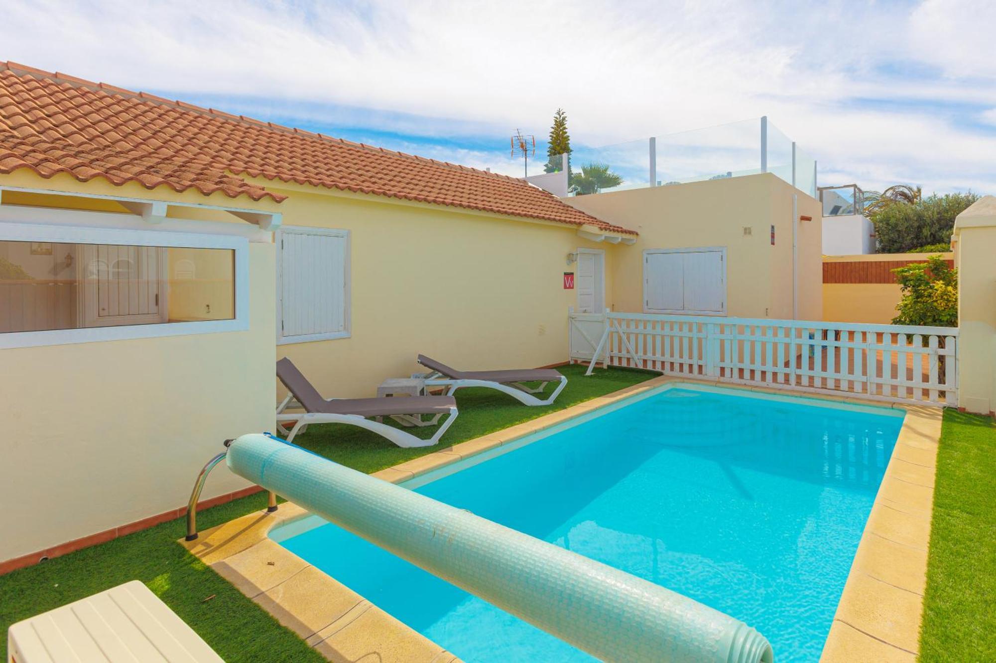 Private Villa With Heated Pool & Terrace See View Corralejo Exterior photo
